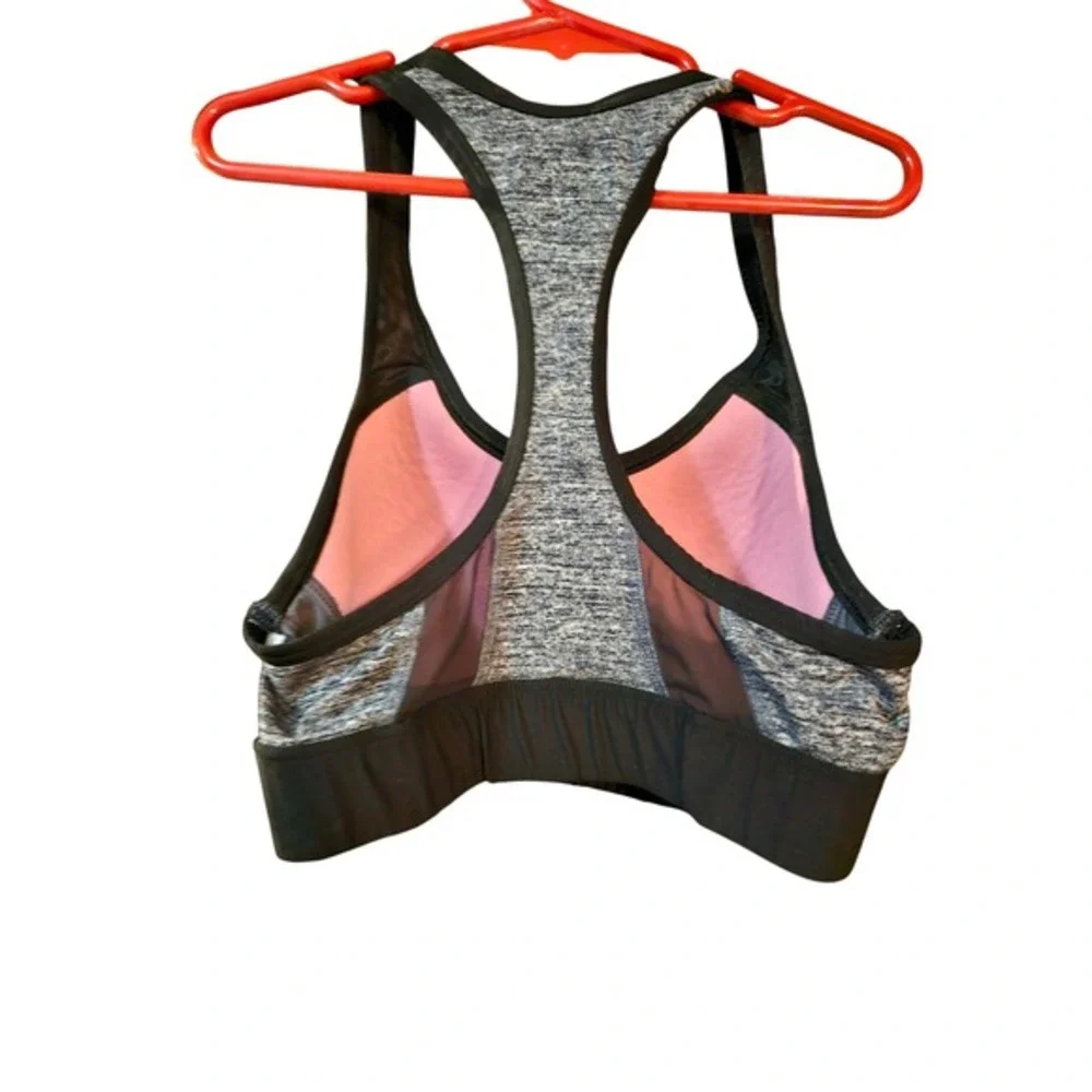 PINK by Victoria's Secret Sports‎ Bra Racerback Gray Black Size XS